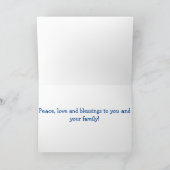 Hanukkah-kaarsen Kaart (Binnen)