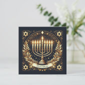 Hanukkah Kaart (Staand voorkant)