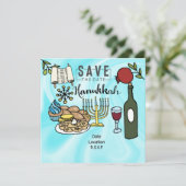 Hanukkah Kaart (Staand voorkant)