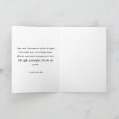 Hanukkah Kaart 3 Foto Collage Holiday Blessing (Binnen)