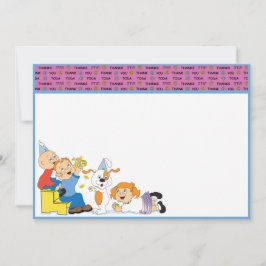 Hanukkah Kaart Bedankt voor 7 x 5 inch persoonlijk