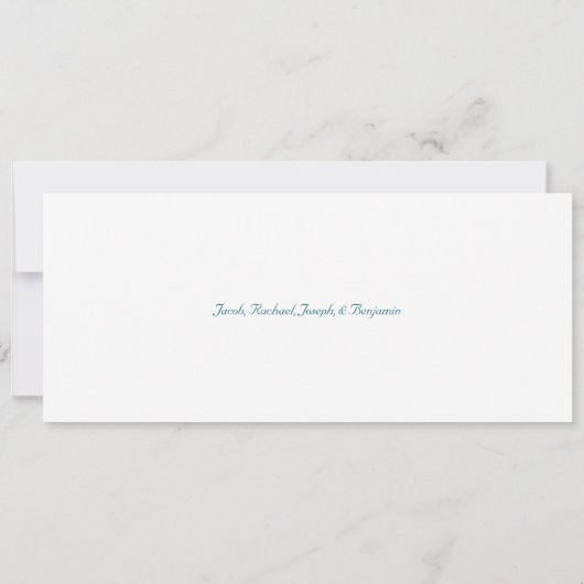 Hanukkah Kaart | Kleurrijke Olie Lamp Menora Hemel (Achterkant)