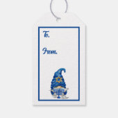 Hanukkah Kabouters Cadeaulabel (Achterkant)