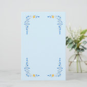 Hanukkah Kadrokaarten Briefpapier (Staand voorkant)