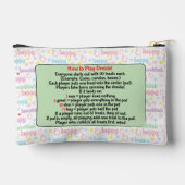 Hanukkah kat en vrienden spelen Dreidel Etui (Achterkant)