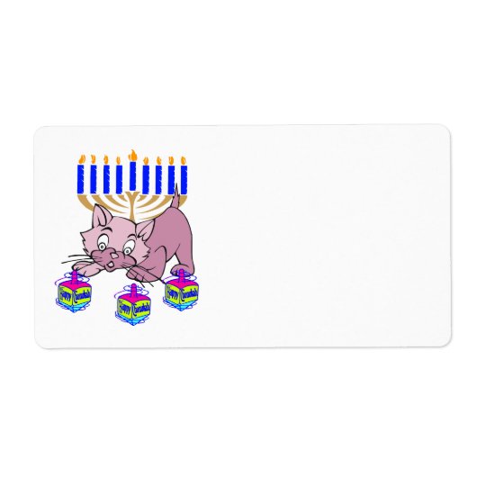 Hanukkah Kat Etiket (Voorkant)