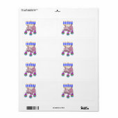 Hanukkah Kat Etiket (Full Sheet)