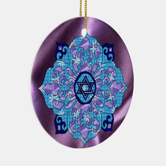 Hanukkah Keramisch Ornament (Rechts)