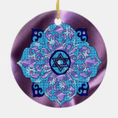 Hanukkah Keramisch Ornament (Achterkant)
