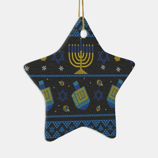 hanukkah keramisch ornament (Rechts)