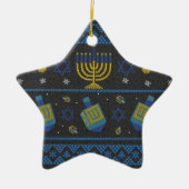 hanukkah keramisch ornament (Voorkant)