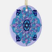 Hanukkah Keramisch Ornament (Rechts)