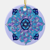 Hanukkah Keramisch Ornament (Voorkant)