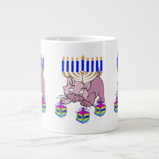 Hanukkah    KittyCoffee Mok (Voorkant)