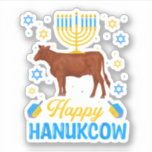 Hanukkah Koe Orah Dreidel Jewish Chanukah Decorati Sticker<br><div class="desc">Koe Orah Dreidel Jewish Chanokah Decorations. Ideaal voor mensen die van kippen en boerderijen houden, die dieren en boeren houden. Pak dit ontwerp als verjaardagscadeau voor je grootpa, oma, vader, moeder, vrouw, echtgenoot, zus of broer. Het ontwerp is ook geweldig voor elke gelegenheid vanaf kerst, halloween, verjaardag, Thanksgiving dag en...</div>