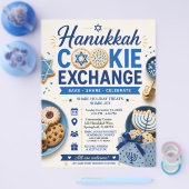 Hanukkah Koekenuitwisselingsfolder Flyer (Enkel)