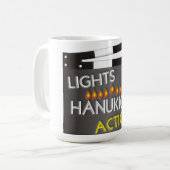 Hanukkah Koffiemok (Voorkant links)