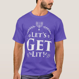 Hanukkah laat de Funny Jewish Holiday T-shirt