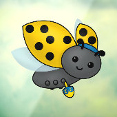 Hanukkah Ladybug Raamsticker (Vel 3)