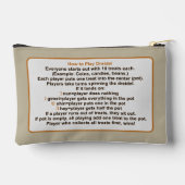 Hanukkah Latka Shark Dreidel Game Etui (Achterkant)