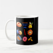 Hanukkah Latke Menorah Dreidel Donut Chanukah Jewi Koffiemok (Links)