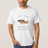 Hanukkah Latke Shark Mannen Value TShirt (Voorkant)