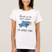 Hanukkah Latke Time/Women's Basic T-Shirt (Voorkant)