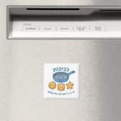 Hanukkah Latkes "Levivot" Vorm Matching Game Magneet (Insitu (Vaatwasser))
