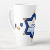 Hanukkah Latte Mok (Linkerhoek)