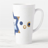 Hanukkah Latte Mok (Rechts)