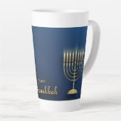 Hanukkah Latte Mok (Rechterhoek)