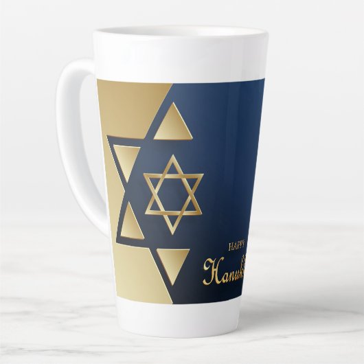 Hanukkah Latte Mok (Linkerhoek)