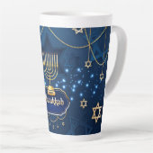 Hanukkah Latte Mok (Rechterhoek)
