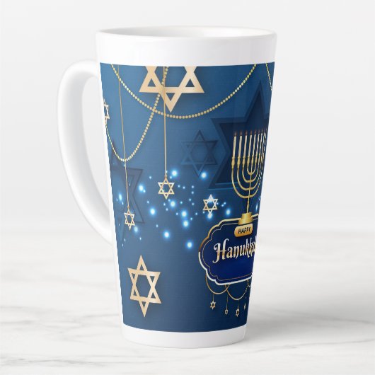 Hanukkah Latte Mok (Linkerhoek)