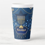 Hanukkah Latte Mok (Voorkant)