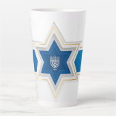 Hanukkah Latte Mok (Voorkant)