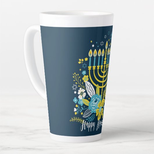Hanukkah Latte Mok (Linkerhoek)
