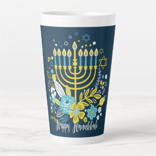 Hanukkah Latte Mok
