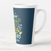 Hanukkah Latte Mok (Rechts)