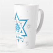 Hanukkah Latte Mok (Rechterhoek)