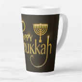 Hanukkah Latte Mok (Rechterhoek)