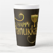 Hanukkah Latte Mok (Voorkant)