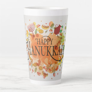 Hanukkah Latte Mok