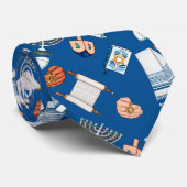 Hanukkah leuk stropdas (Opgerold)