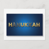 Hanukkah Licht Kaart (Voorkant)