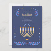 Hanukkah Licht Uitnodiging (Voorkant)