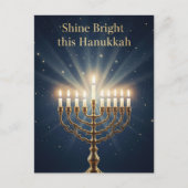 Hanukkah Lichten Ansichtkaart Briefkaart (Voorkant)