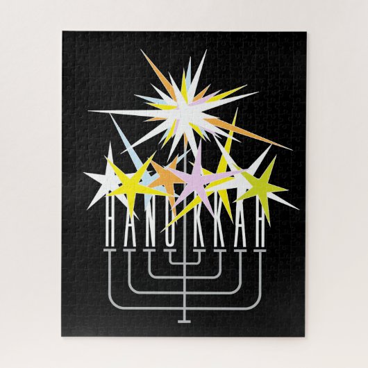 Hanukkah Lichten Legpuzzel (Verticaal)