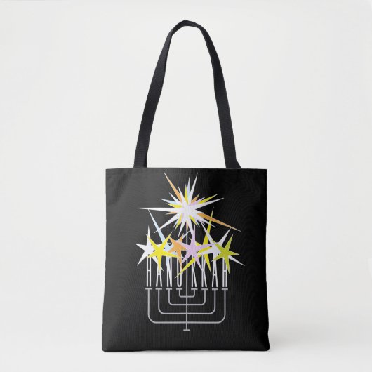 Hanukkah Lichten Tote Bag (Voorkant)
