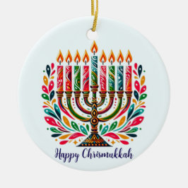 Hanukkah Lichtfeest Keramisch Ornament